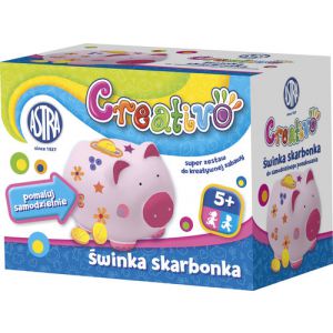 Zestaw Kreatywny Astra Creativo Świnka Skarbonka